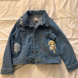 Disney Frozen Jean Jacket Size 5/6